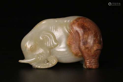 HeTian Jade Ornament in Elephant form