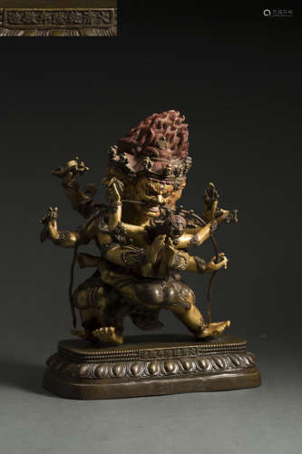 KingKong Buddha Figure from Qing