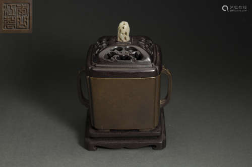 Copper Censer from Qing