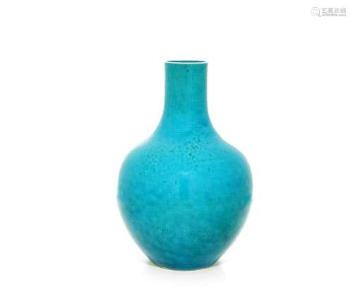 A Chinese Turquoise-Glaze 'Tianqiu' Vase