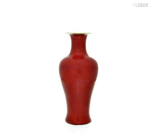 A Very Fine Chinese Langyao-Red Vase