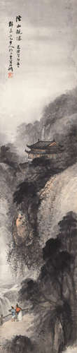 1848-1916 吴石仙 山水 设色纸本 立轴