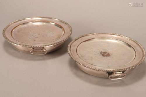 Pair of 19th Century Old Sheffield Plate Warming