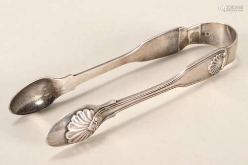 Pair of Victorian Sterling Silver Sugar Tongs,