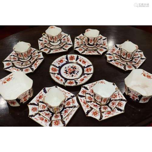 Victorian Wileman Porcelain Tea Set,