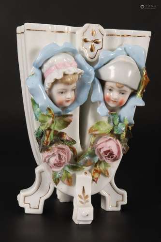 German Porcelain Twin Vase,