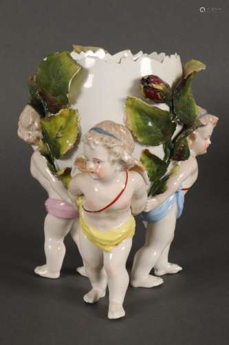 19th Century German Porcelain Figural Bowl,