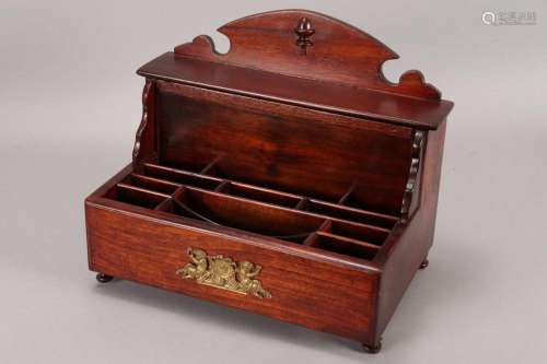 Victorian Style Mahogany Desk Tidy,