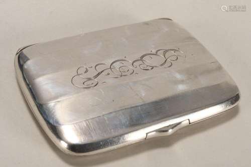 American Sterling Silver Cigarette Case,
