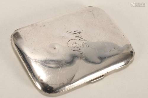 George V Sterling Silver Cigarette Case,