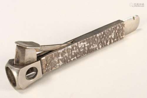 Sterling Silver Mounted Cigar Cutter,