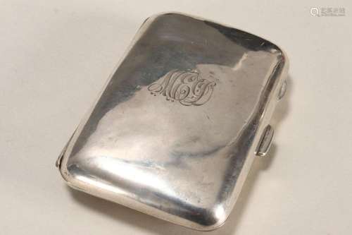 Sterling Silver Cigarette Case,