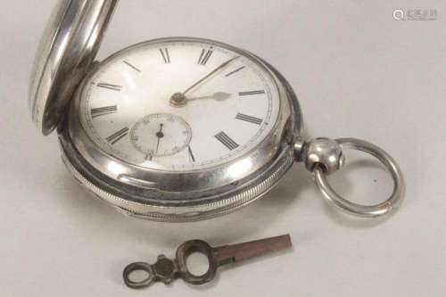 Victorian Sterling Silver Fusee Pocket Watch,