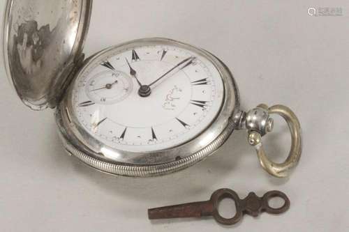 Argent .800 Silver Pocket Watch,