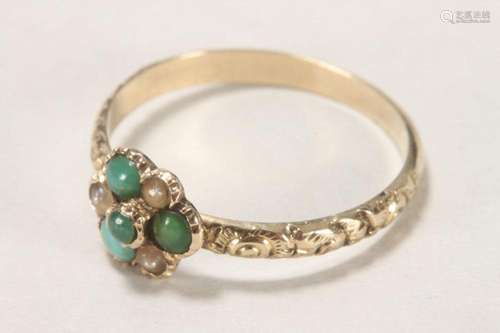 Floral Gold Ring,