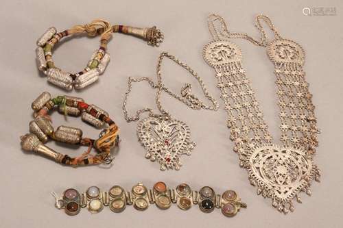 Small Quantity of Silver Metal Jewellery,