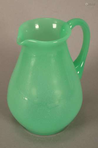 Opaline Uranium Glass Jug,