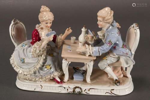 German Porcelain Figure Group,