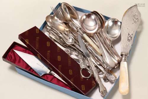 Assorted Silver Plate Cutlery,