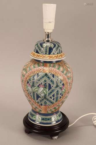 Chinese Porcelain Table Lamp,