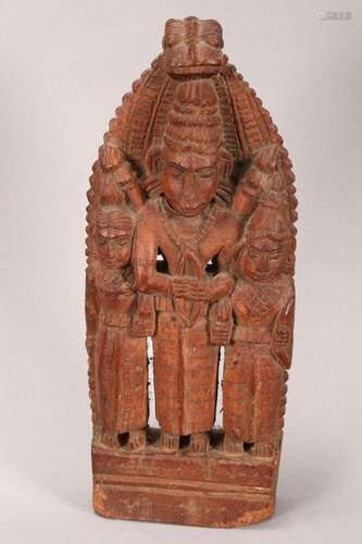 Carved Tribal Figure Group,