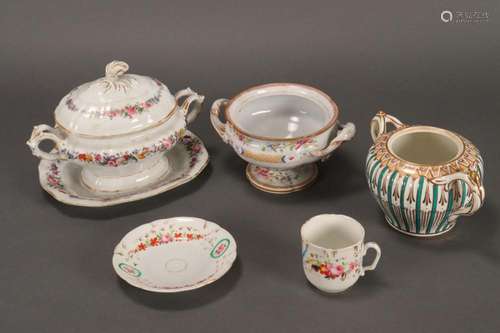 Four 19th Century Porcelain Items,