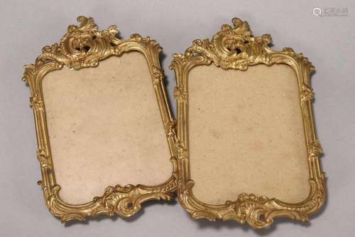 Pair of Gilt Photo Frames,