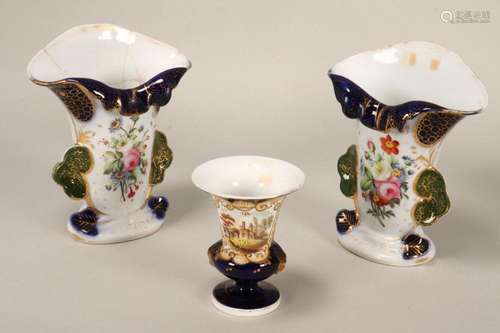 Pair of 19th Century Porcelain Vases,