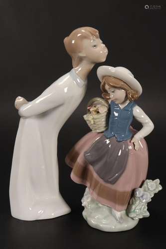 Two Lladro Porcelain Figures,