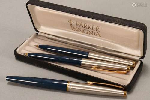 Set of Three Parker '45' Pens,