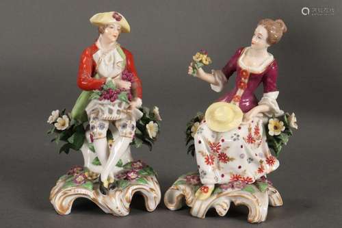 Two Petite 19th Century Porcelain Figures,