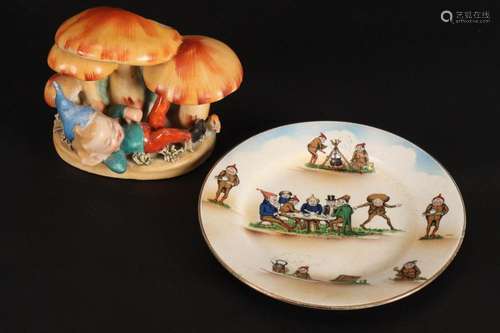 Grimwades Porcelain Plate,