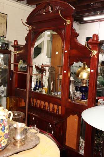 Victorian Style Mirrored Hall Stand,