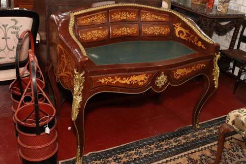 Louis XV Style Leather Top Desk,