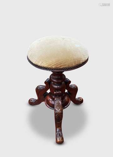 Victorian Piano Stool,