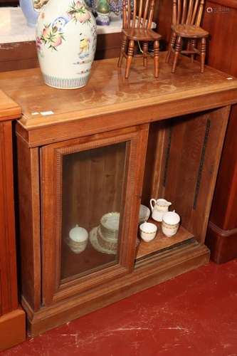 Pine Display Cabinet,