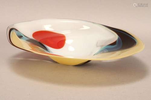 Contemporary Japanese Glass Charger, c.1990