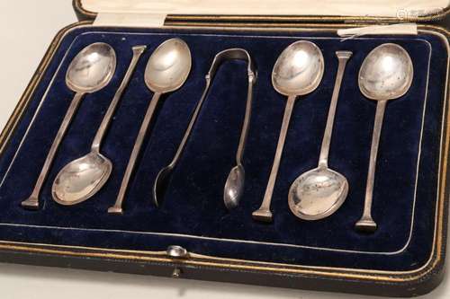 Six George V Sterling Silver Coffee Spoons,