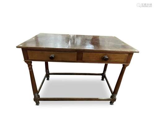 19th Century Provincial Oak High Serving Table,