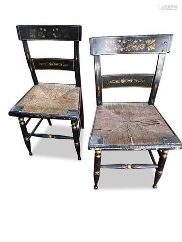 Pair of English 19th Century Chairs,