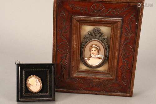 20th Century Portrait and Cameo,