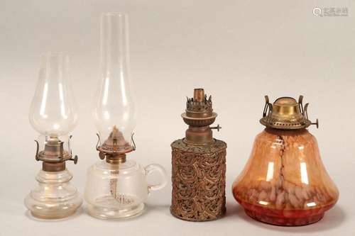 Four Oil Lamps,