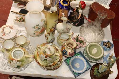 Two Boxes of Assorted Porcelain and Miscellania,