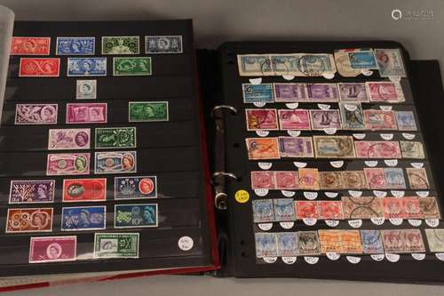 Two Albums of Assorted World Stamps,