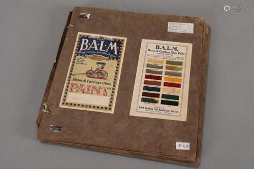 Album of Late 1920's Balm Paints Promotional and