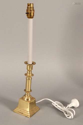 Victorian Brass Candlestick,