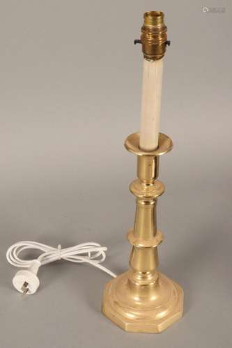 Brass Table Lamp,