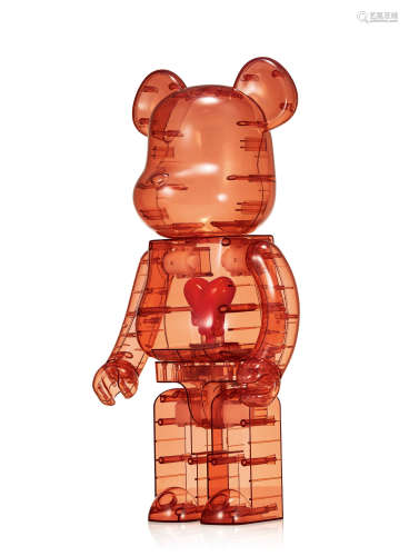 Emotionally Unavailable X
 BE@RBRICK CLEAR RED HEART 透明紅心...