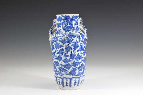 Chinese Blue and White Porcelain Vase