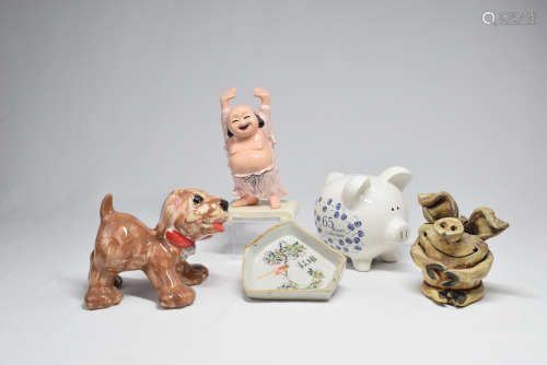 A Group of Porcelain Miscellaneous